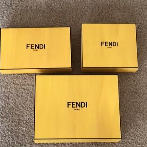 3 Fendi boxes